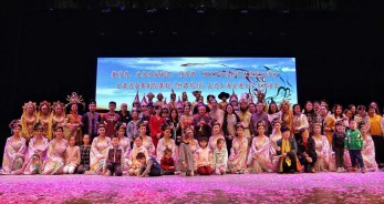 教育部、文化和旅游部、財(cái)政部2018年高雅藝術(shù)進(jìn)校園——中國(guó)經(jīng)典舞劇《絲路花雨》上海站演出圓滿落幕